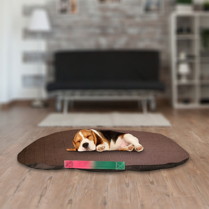 SITSNOOZE Mat Design-2 SuperSoft M Pet Bed(Green)