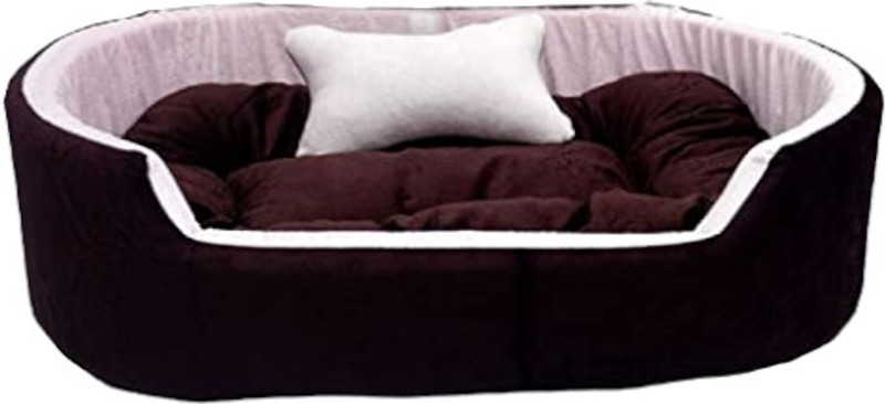 Royals Rore Extra shoft bed 4XL Pet Bed(Black 094)