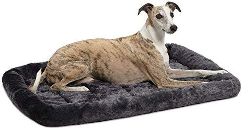 Fluffy Fluffys Luxurious XL Pet Bed(Polyester Dog Bed Bolster Dog Bed Fits Metal Dog Crates Machine Wash & Dry)