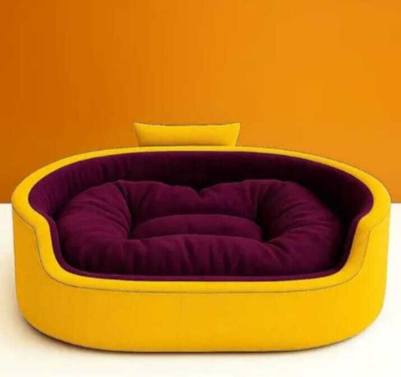 HAVEN STYLISH Luxury Simple Sofas , Beds For Dog And Cat S Pet Bed(Full Grey, Purple)