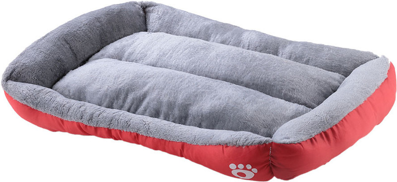 KUBER INDUSTRIES Dog & Cat Bed|Soft Plush Top Pet Bed|High-Quality Polyester Filling M Pet Bed(Yellow & Coffee)