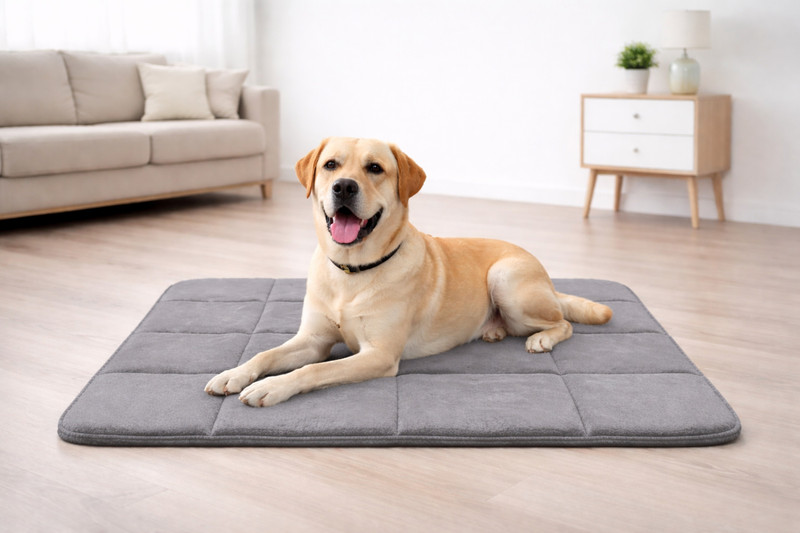 SH Luxe Dog Bed Mat XXL Pet Bed(Grey)
