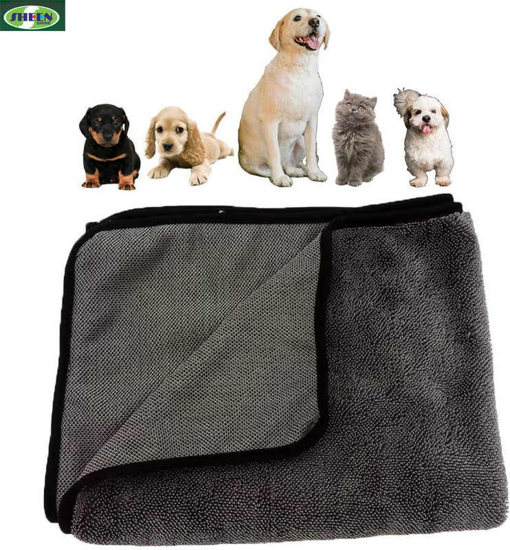 Sheen and Shine Grey_60x90_600GSM Cat, Dog Blanket(Microfiber)