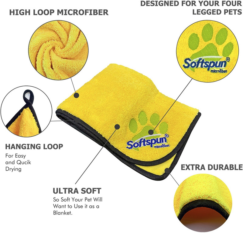 SOFTSPUN Microfiber Pet cat Dog Blanket. Dog, Cat Blanket(Microfiber)