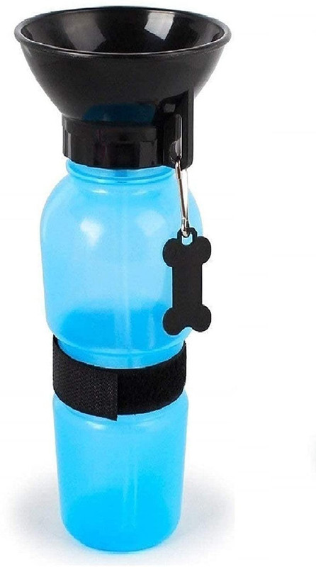 PetCeptual Dog Water Dispenser Bottle Sipper Portable Aqua Dog Outdoor Travel Plastic Pet Bottle(400 ml Multicolor)