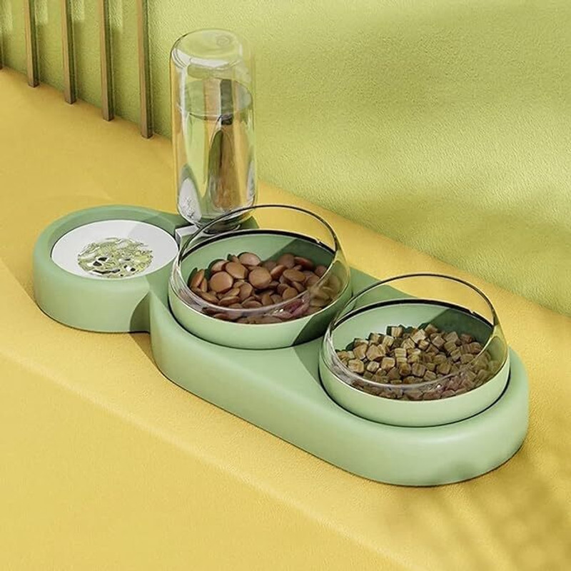 From The Farm Stainless Steel Pet Bowl & Bottle(250 ml Multicolor)