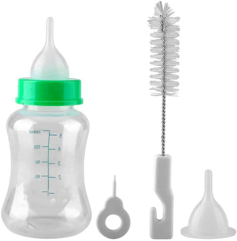 sa retail Pet Feeding Bottle for puppy, Kitten ,Goat, rabbit 150 ml Plastic Pet Bottle(150 ml Multicolor)