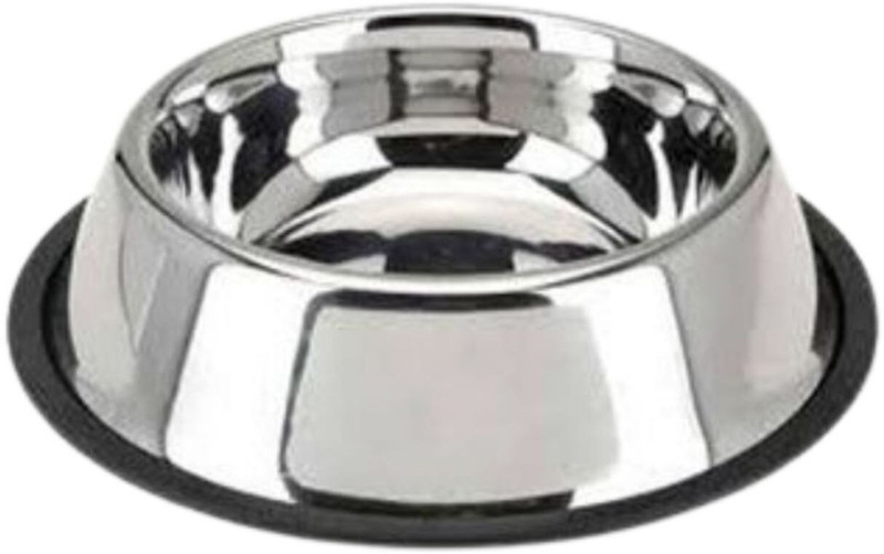 bowlfull buddies 200ml Stainless Steel Dog Bowls Non-Slip Dog Food and Water Bowl Stainless Steel Pet Bowl(200 ml Silver)