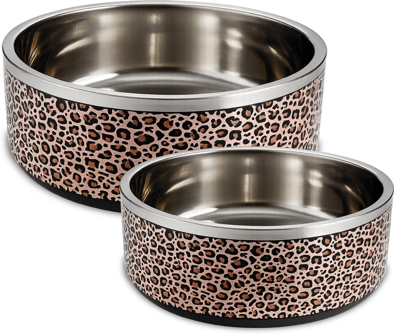 Pawptails Stainless Steel Pet Bowl(2800 ml Multicolor)