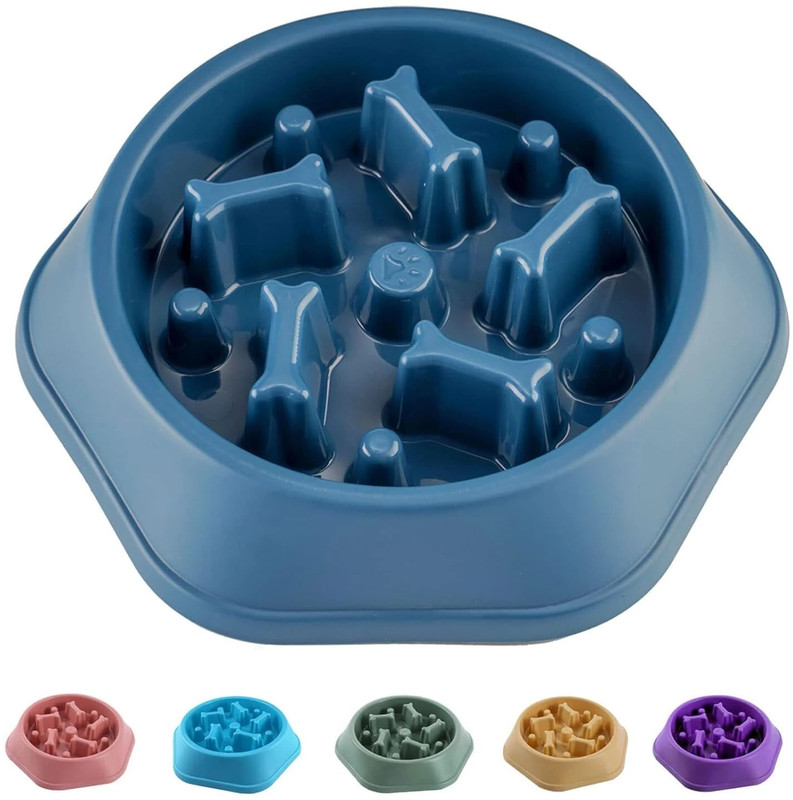 JITAHARAY Pet Feeder Non Slip Bowl Durable Preventing Choking Healthy Design Bowl Plastic Pet Bowl(500 ml Multicolor)