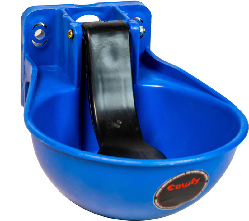 Cowfy Plastic Pet Bowl(2 L Blue)
