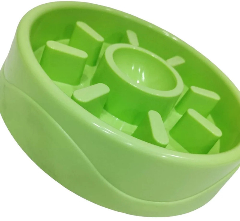 EnerJoy Pet Dog & Cat Slow Eating Food Bowl Anti Gulping Feeder Healthy Bowl Silicone Training Aid For Dog & Cat