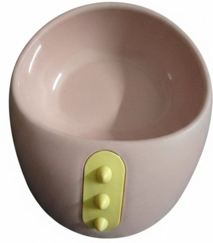 Mystic Paws Plastic Pet Bowl(400 ml Light Green)