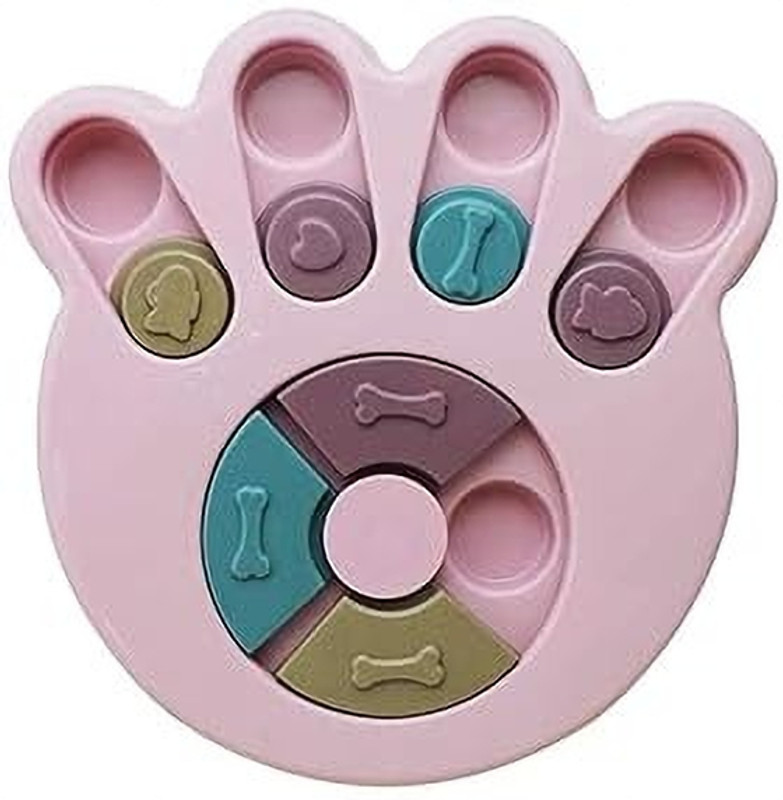 PetFur Plastic Pet Bowl(100 ml Pink)