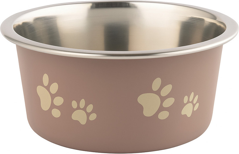 Dog Boss Stainless Steel Pet Feeding Bowl for Dogs & Cats | Anti-Skid Food & Water Bowl Plastic, Stainless Steel Pet Bowl(900 ml Multicolor)