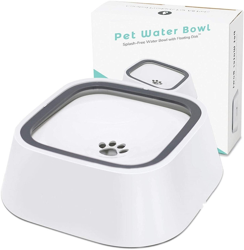 DITCAFOS Dog Water Bowl, Dog Bowl No-Spill Pet Water Bowl, Slow Water Feeder Plastic Pet Bowl(1.5 L Multicolor)