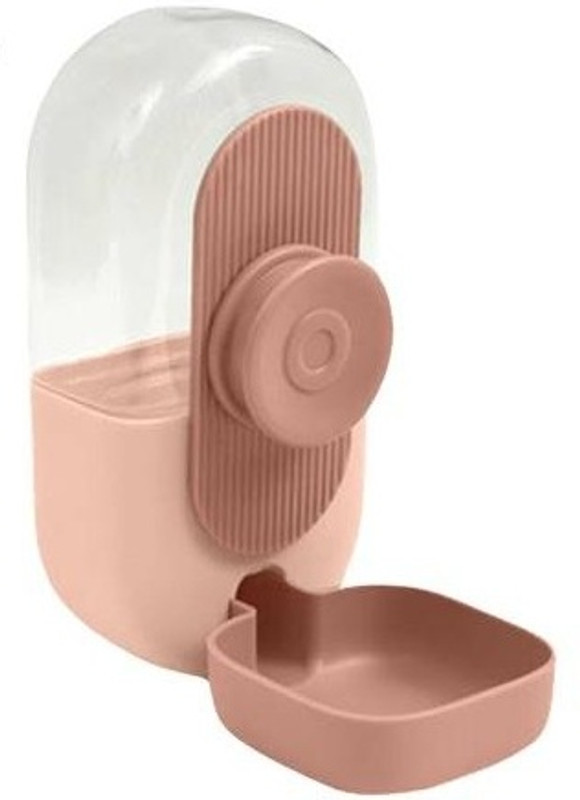 Onprix 800ML Automatic Pet Water Fountain, Hanging Water Dispenser Small Pet Plastic Pet Bottle(800 ml Pink)