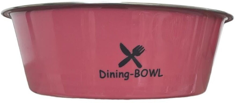 Mystic Paws Stainless Steel Pet Bowl(500 ml Pink)