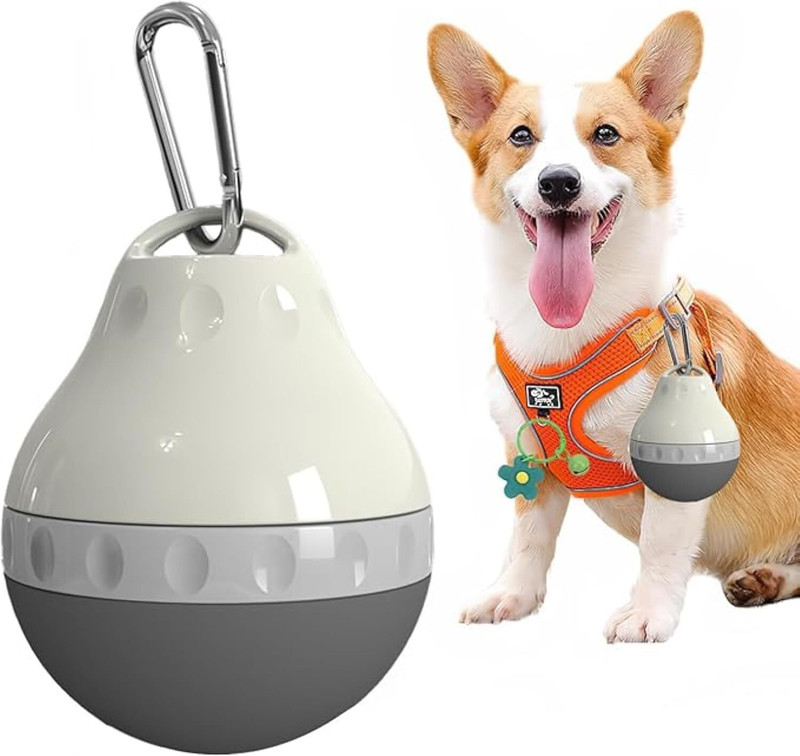 Furry Life Pet Water Bottle-Portable Dog Plastic Pet Bowl & Bottle(200 ml Green)