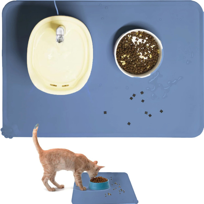 petgoof Pet Feeding Mat Pet Bowl Mat