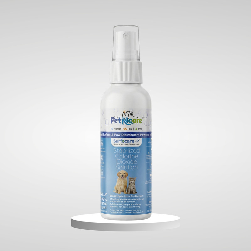 PetNcare SurfOcare-P Disinfectant Spray for Pets, Kills Germs, Multi-Surface Use Pet Cage Cleaner(100 ml)