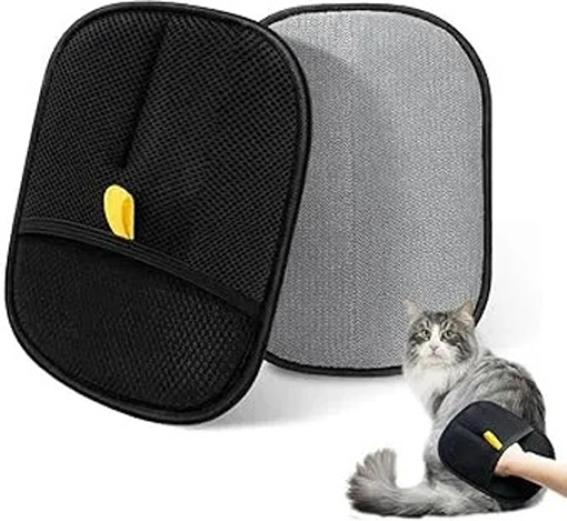 PEDR TRENDS Pet hair Removal Gloves Static Hair Catcher Mitt For Dogs Cats Pet Cage Cleaner(1 ml)