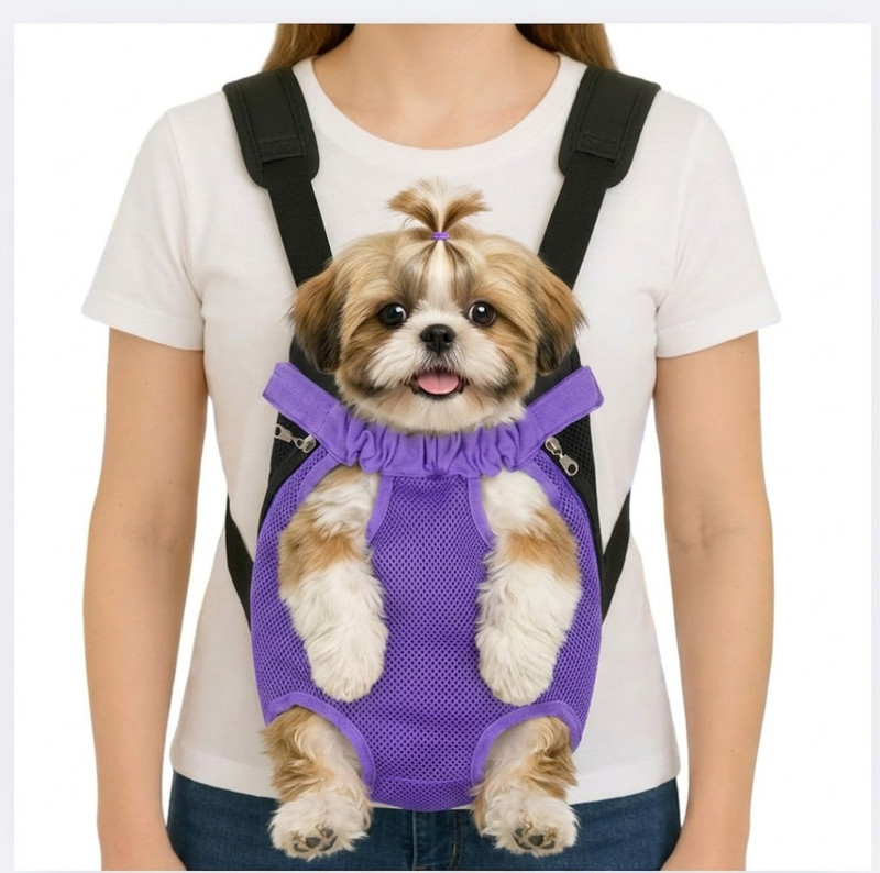 GLAZU Pet Carrier Backpack with Adjustable Straps (Brown) Brown Backpack Pet Carrier(Suitable For Dog, Cat)