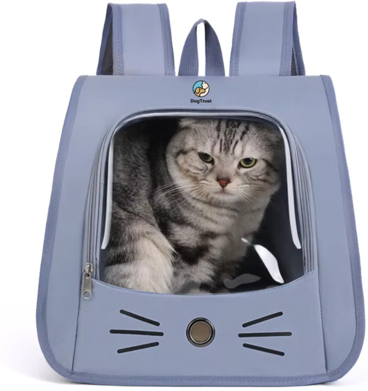 DogTrust Breathable Design Cat Bag Carrier Backpack for Small Pets (Random Color 1pcs) Multicolor Backpack Pet Carrier(Suitable For Cat, Dog)