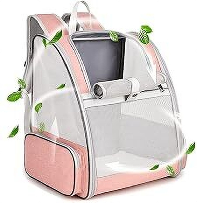 YYWOP 4U Portable Expandable Dog & Cat Carrier Backpack PINK Backpack Pet Carrier(Suitable For Cat, Dog, Rabbit)