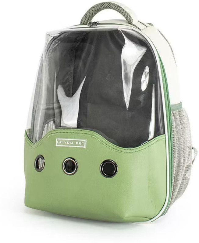Plushmate Red, Grey Backpack Pet Carrier(Suitable For Cat, Rabbit, Dog)
