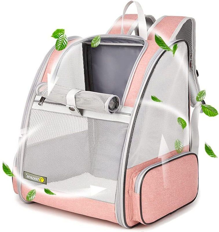 YYWOP 4U Dog Carrier Backpack for Travel and Hiking GREY Bike Pet Carrier(Suitable For Cat, Dog, Mouse)