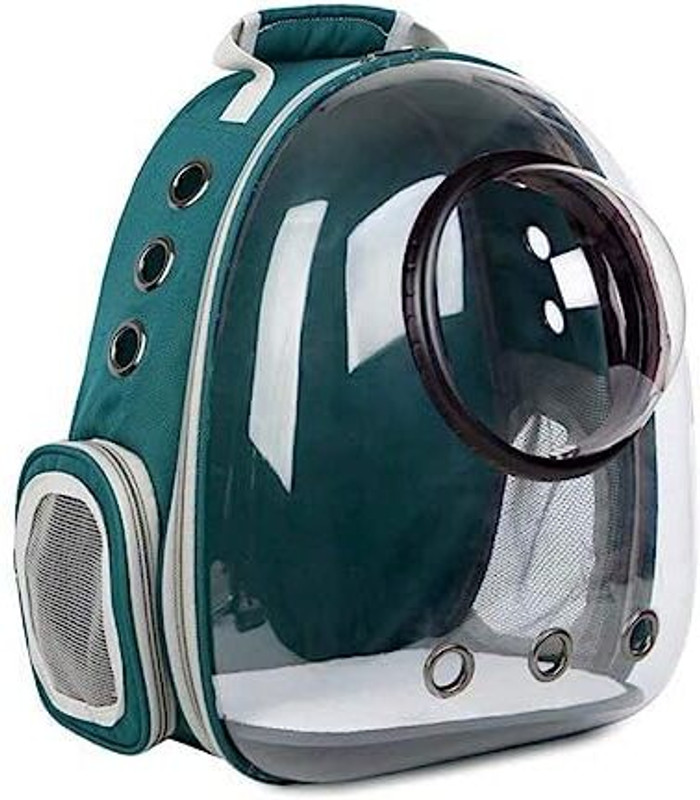 homecloud Pet Bag for Travel, Hiking, Designed with Breathable Space, Ventilated Green Backpack Pet Carrier(Suitable For Cat)