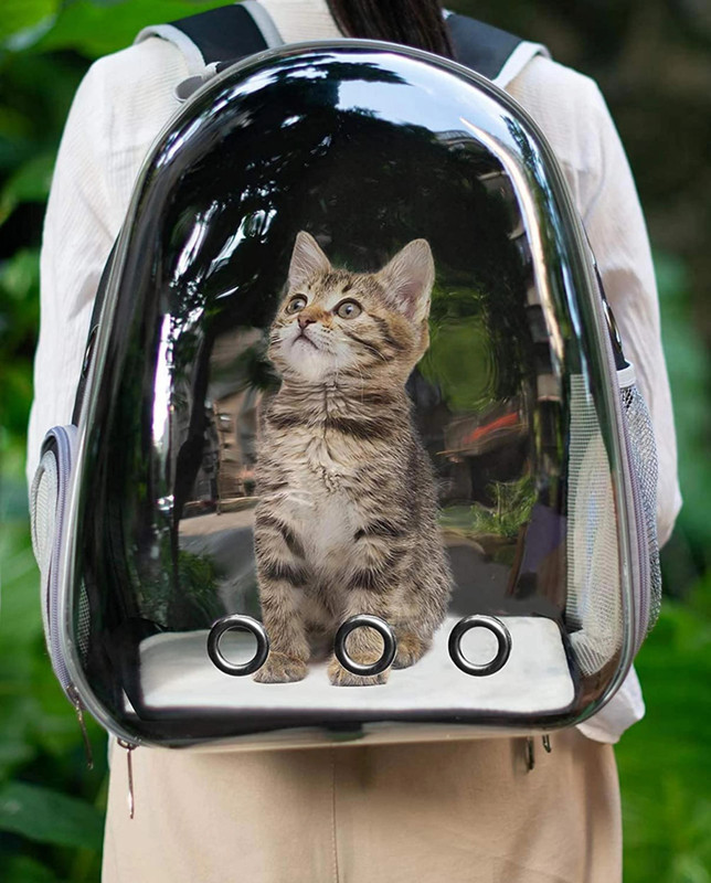 Baikalcart Cat Carry Bag (Multi-color) Black, Grey, PINK Backpack Pet Carrier(Suitable For Cat)