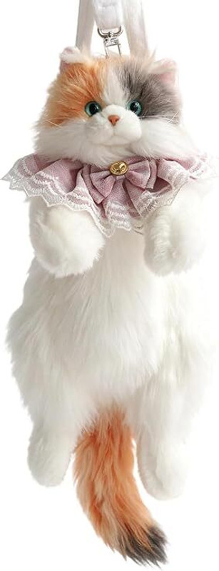 SEVENSPACE Cute 3D Cat Sling Bag for Girls & Women WHITE Pet Crate(Suitable For Cat)