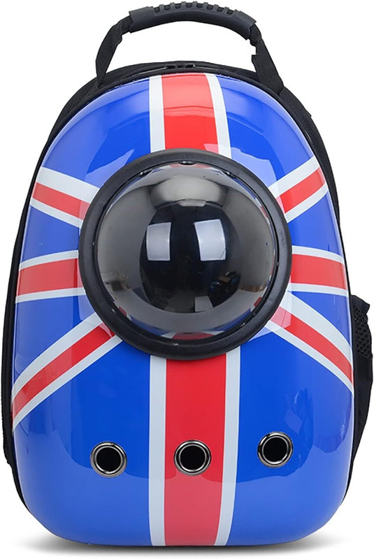 DogTrust Portable Pet Travel Carrier, Space Capsule Pet Bubble Backpack Multicolor Airline Pet Carrier(Suitable For Cat, Dog)