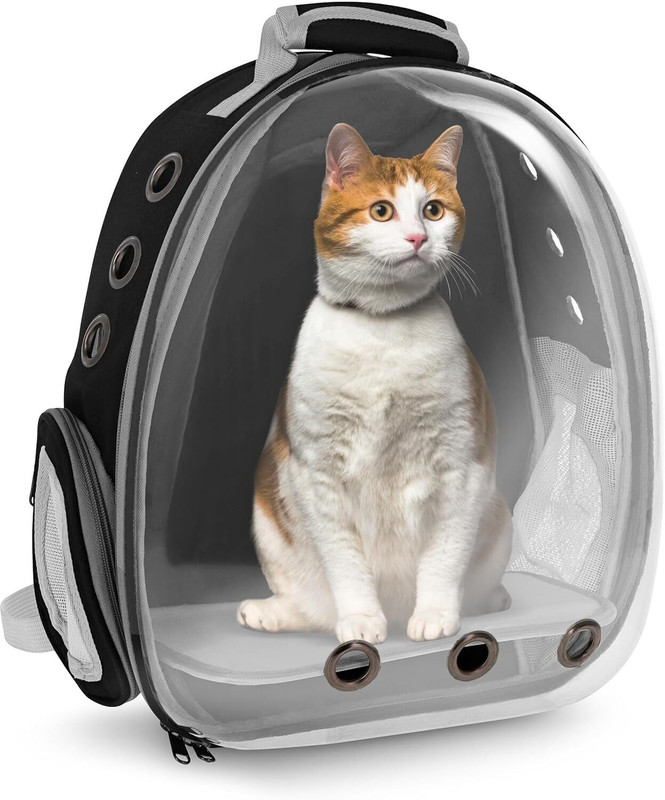 Xigwig Black Backpack Pet Carrier(Suitable For Cat, Rabbit)