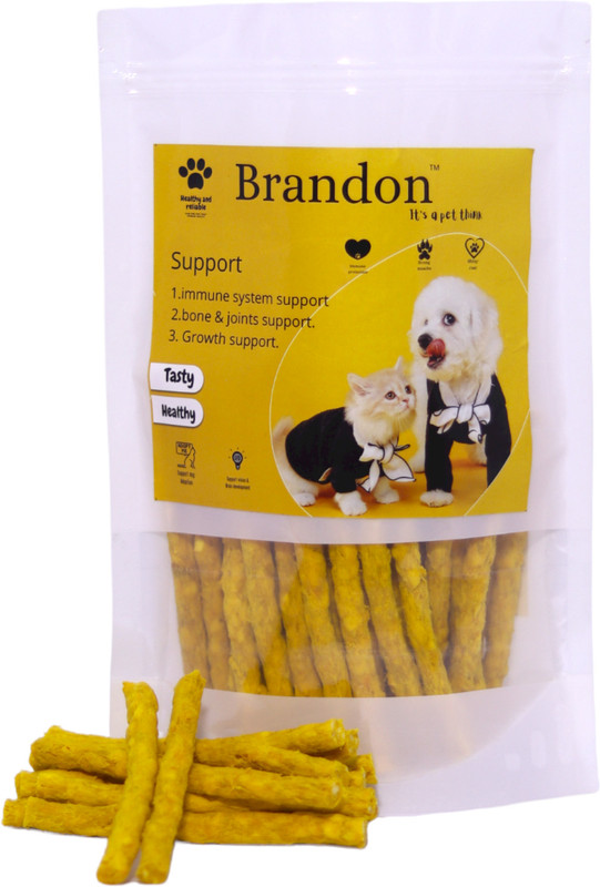 BRANDON 1 Chicken Flavor Munchie Chew Stick For Dogs Chicken Dog Chew(1 kg, Pack of 2)