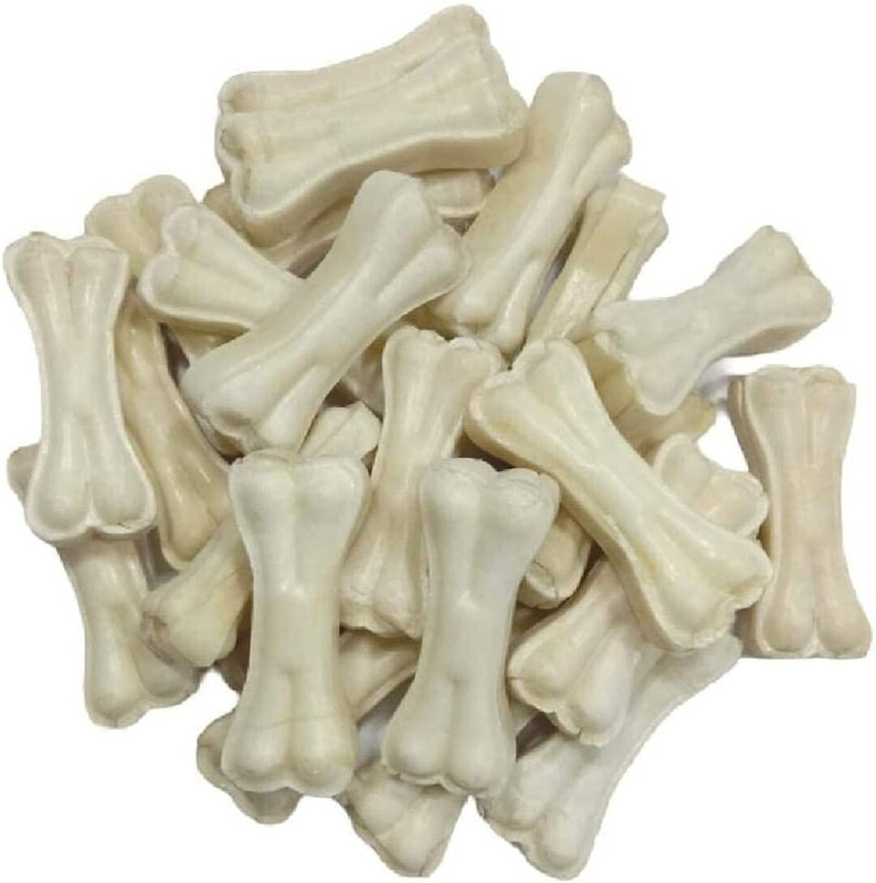 PETBOW Dog Pet Food 3 Inch Pack of 5 DogChew Calcium Treat Press Bone,Delicious Healthy Chicken Dog Chew(150 g, Pack of 5)