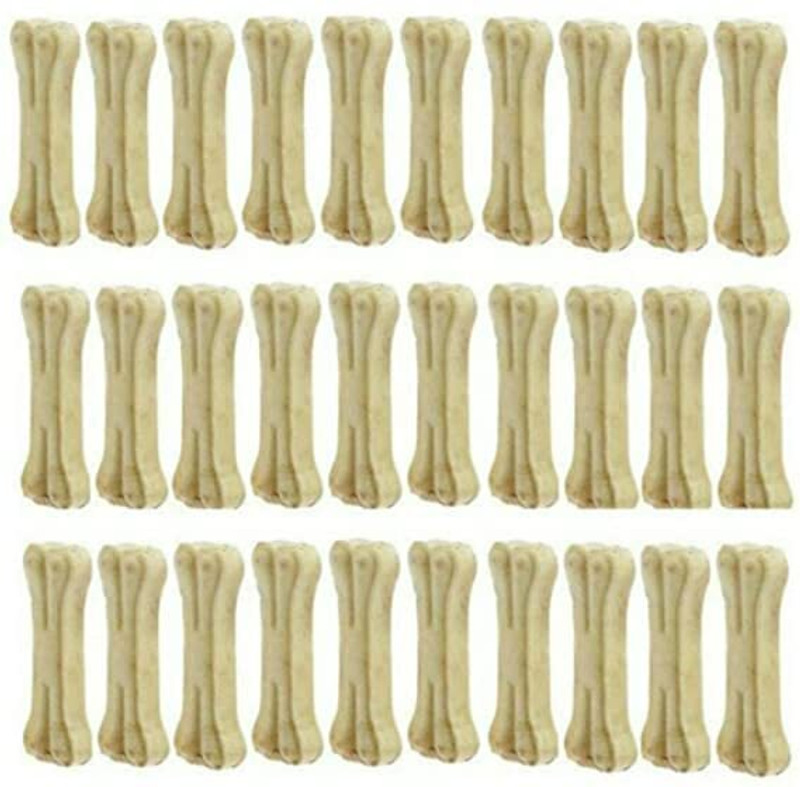 Puppy buddy Pet Food Healthy Calcium Chew Bone Twisted Treat For Dog Cat Puppy Chicken Dog Chew(500 g, Pack of 12)