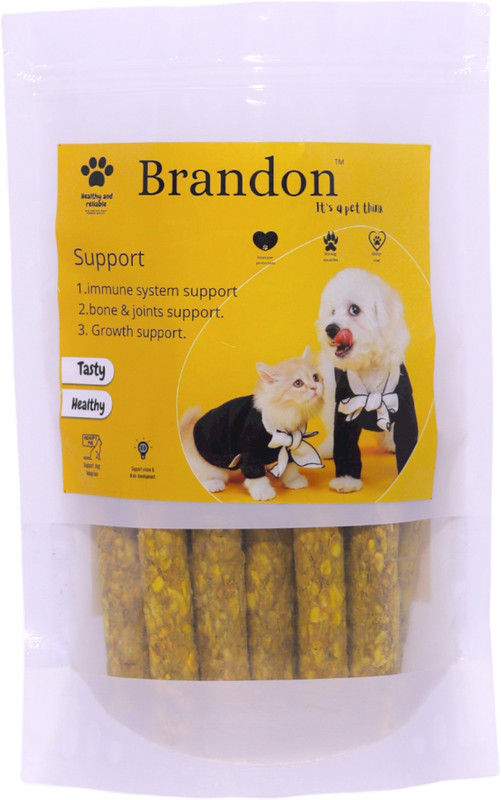 BRANDON 450gm Kawab Munchie Chicken Flavor Dog Treats Improve Oral Health & Longevity Chicken Dog Chew(450 g, Pack of 1)
