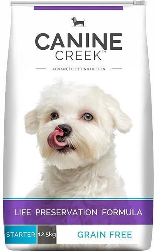 Canine Creek Starter Dog Dry Food – Premium Protein Rich Diet for Early Developmen Chicken Dog Chew(12.75 kg, Pack of 1)