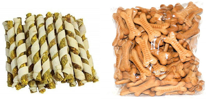 sawaay Saway Export Quality Dog Calcium Mutton Munchi 1 KG Big Biscuit 250 gm Chicken, Chicken Dog Chew(1.25 kg, Pack of 1)