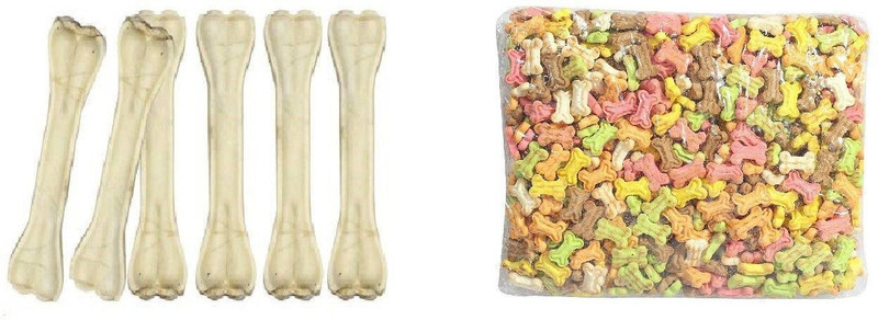 Payton Perryy Saway Export Quality Dog Calcium Press bone 10 inch 500gm mix biscuit 250 gm Beef, Beef Dog Chew(0.75 kg, Pack of 1)