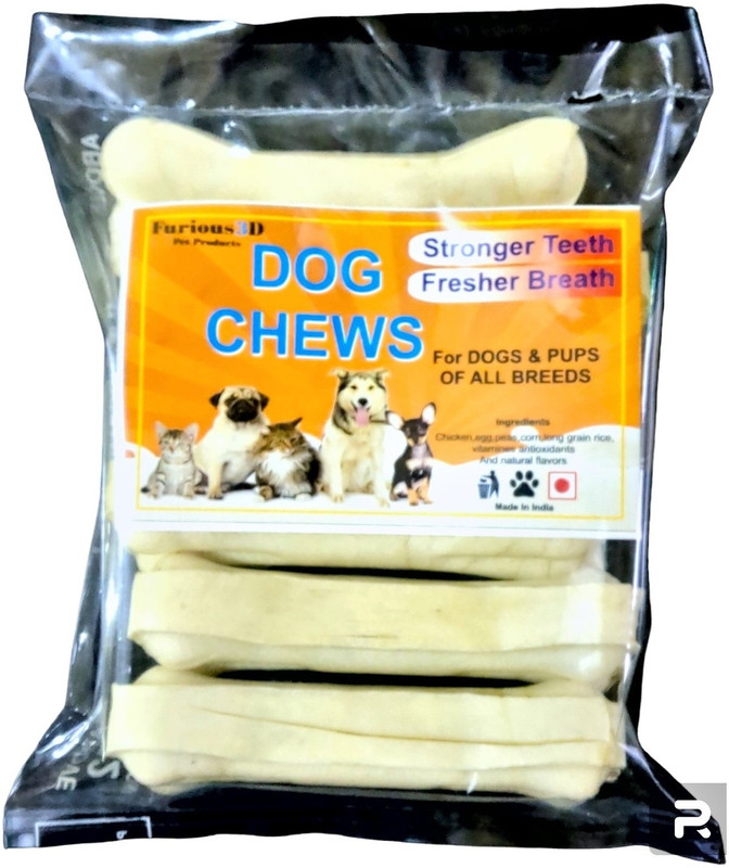 Furious3D Long Lasting All-Natural Dog Chew Bones to Keep Your Dog Entertained Chicken Dog Chew(250 g, Pack of 1)