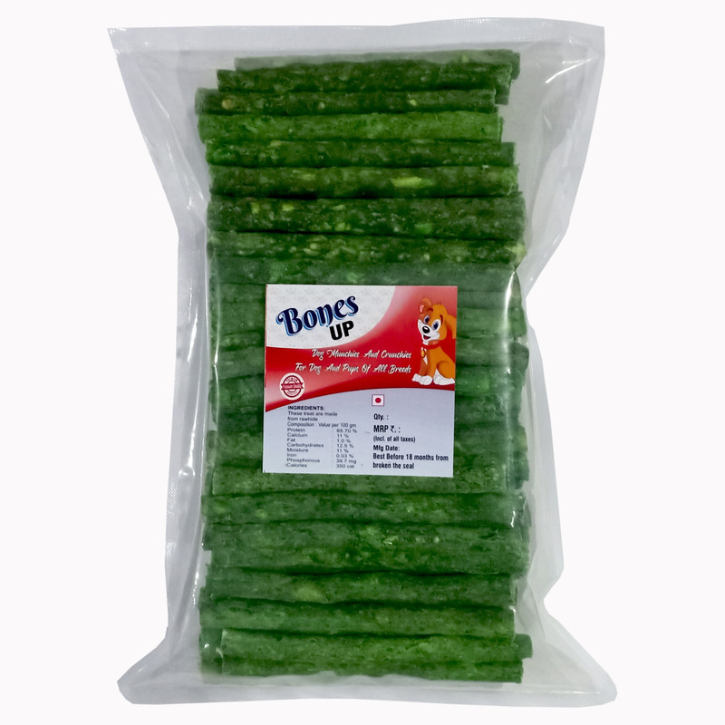 Bones UP Dental Chew Sticks for Dogs Reduces Plaque & Bad Breath Long Lasting Treat Mint Dog Chew(0.95 kg, Pack of 1)