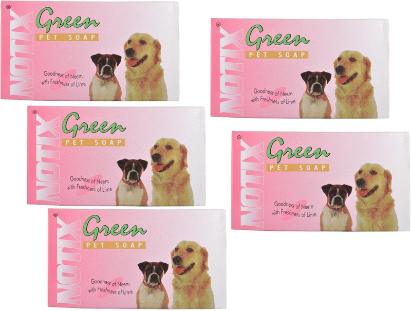 Notix Green pet Soap Godness Of Neem with Freshness of Lime 375 ml Pet Coat Cleanser(Suitable For Dog)
