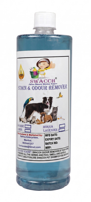swacch Stain & odour Remover (Lavender) 1000 ml Pet Coat Cleanser(Suitable For Dog)