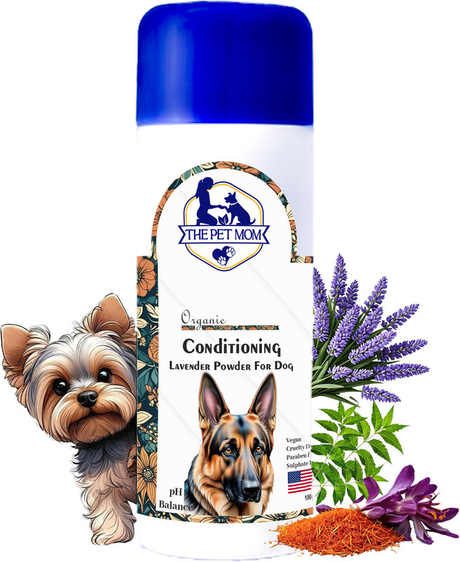 THE PET MOM Conditioning Rose Powder For Dog, Puppy | Clean, Silky Soft, Rose Fragrance, 100 ml Pet Coat Cleanser(Suitable For Dog)