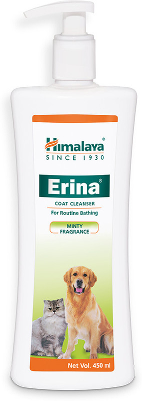 HIMALAYA Erina Coat Cleanser Shampoo I Routine Bathing & Skin Hygiene I Controls Dandruff 450 ml Pet Coat Cleanser(Suitable For Dog, Cat)