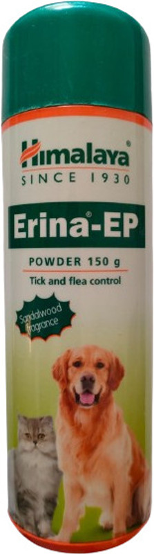 Vetify Himalaya Erina Tick and Flea Control Powder 150 ml Pet Coat Cleanser(Suitable For Dog, Cat)